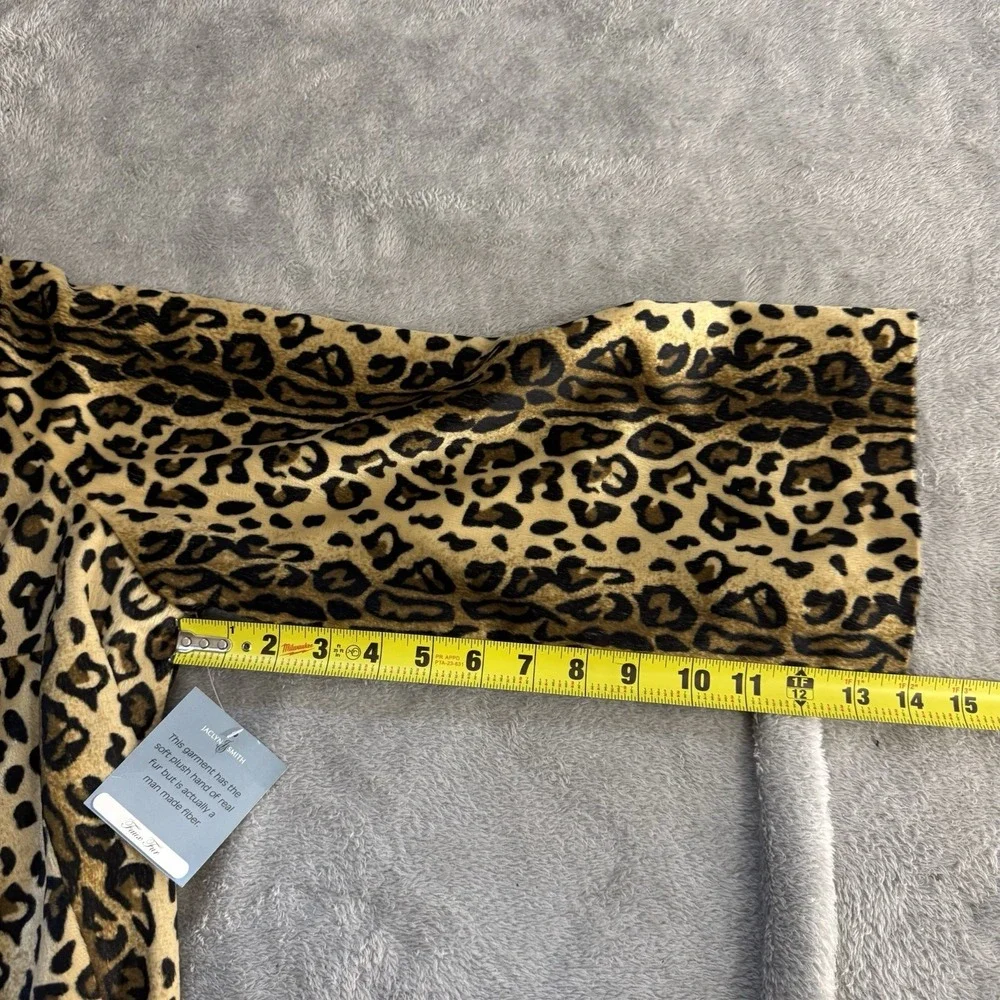 Vintage‎ Jaclyn Smith Leopard Print Woman's XL Swing Jacket NWT Deadstock 90's